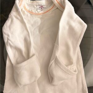 White Long Sleeve Kids Tee